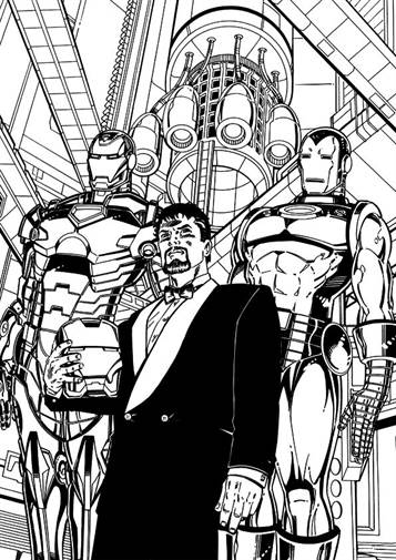 Kids-n-fun.com | 60 coloring pages of Iron Man